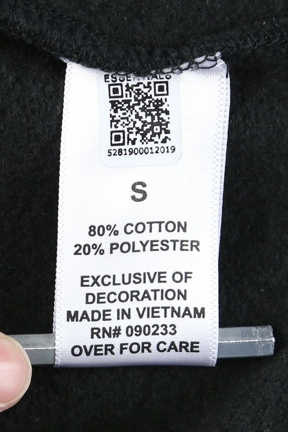 FRONT LOGO REFLECTOR SWEAT PANTS / ブラック