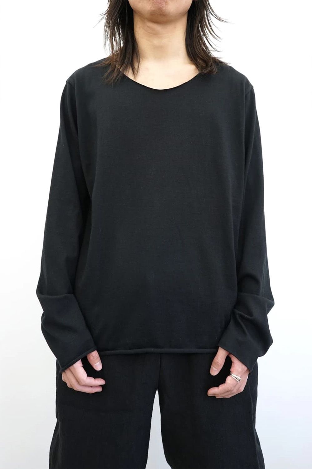 Crew Neck Long Sleeve Tee