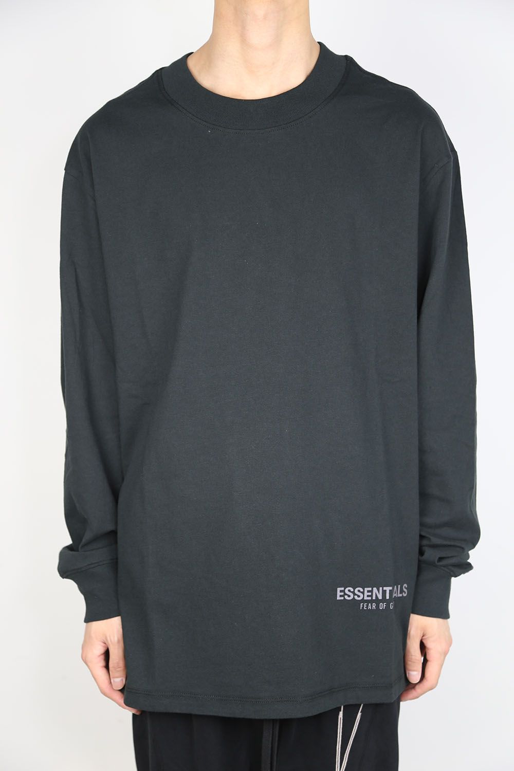 REFLECTOR LOGO L/S TEE / ブラック×ブラック
