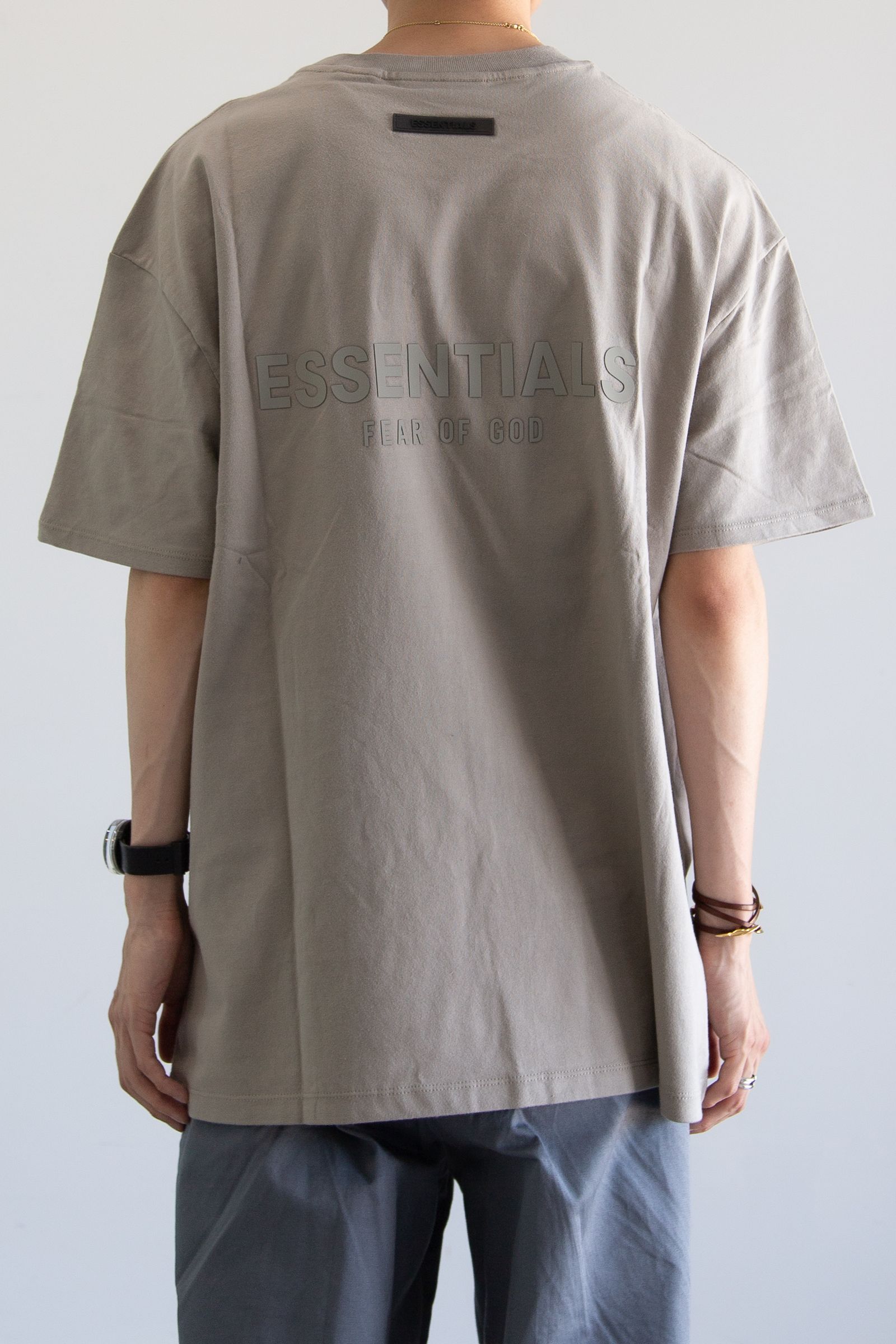 21SS BACK LOGO S/S TEE / モス