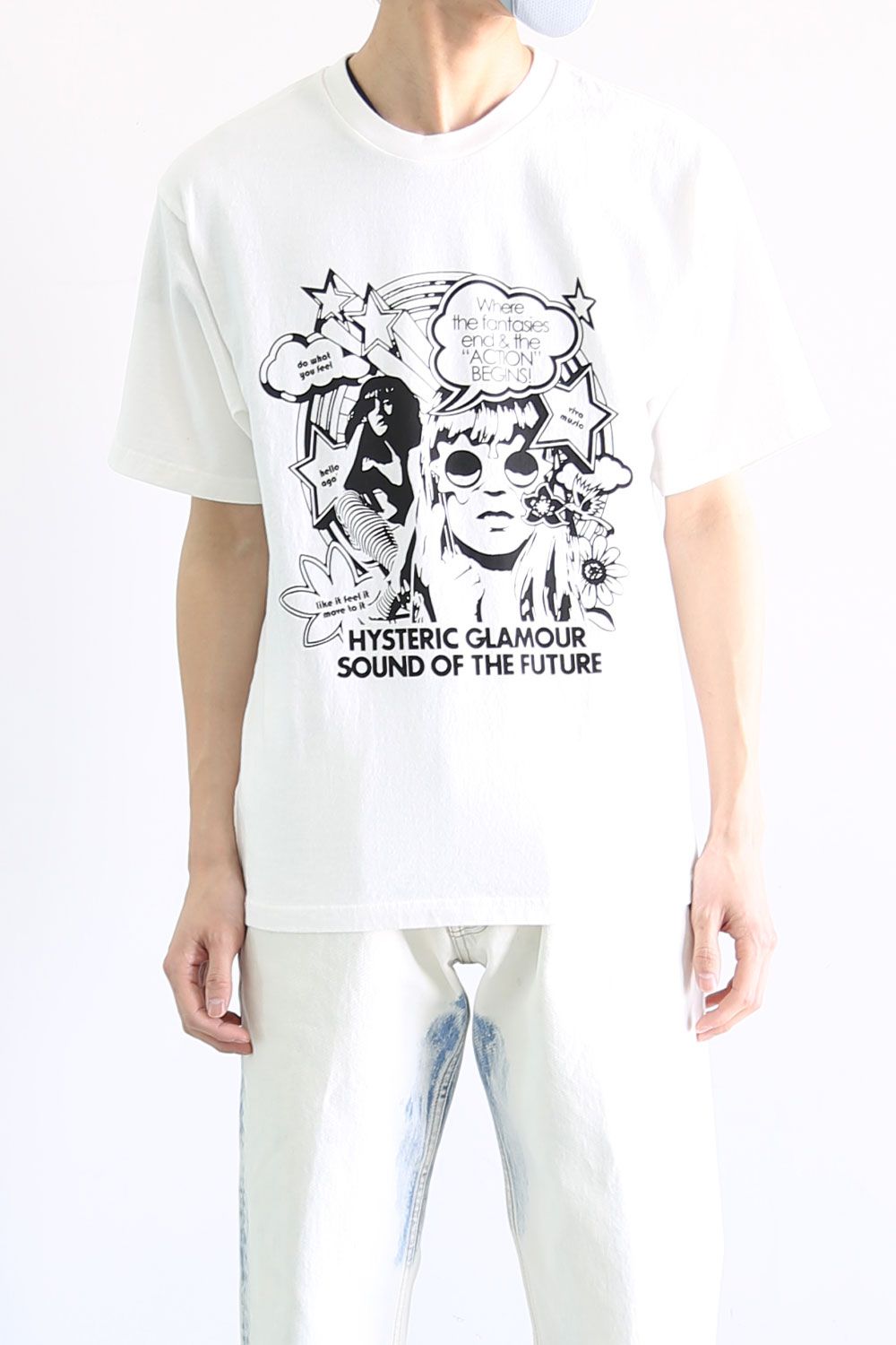 HYSTERIC GLAMOUR - VIVA MUSIC Tシャツ / ホワイト | Tempt