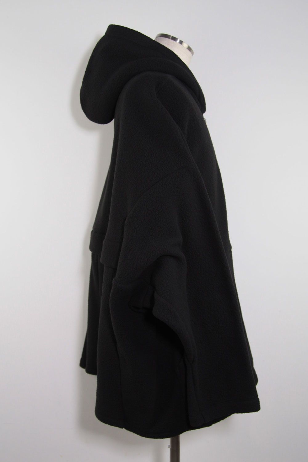 フリースドルマンジップパーカー / Fleece Dolman Hoodie / ブラック