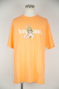 【ICECREAM】RUNNING DOG GLASSES T-SHIRT / CANTALOUPE