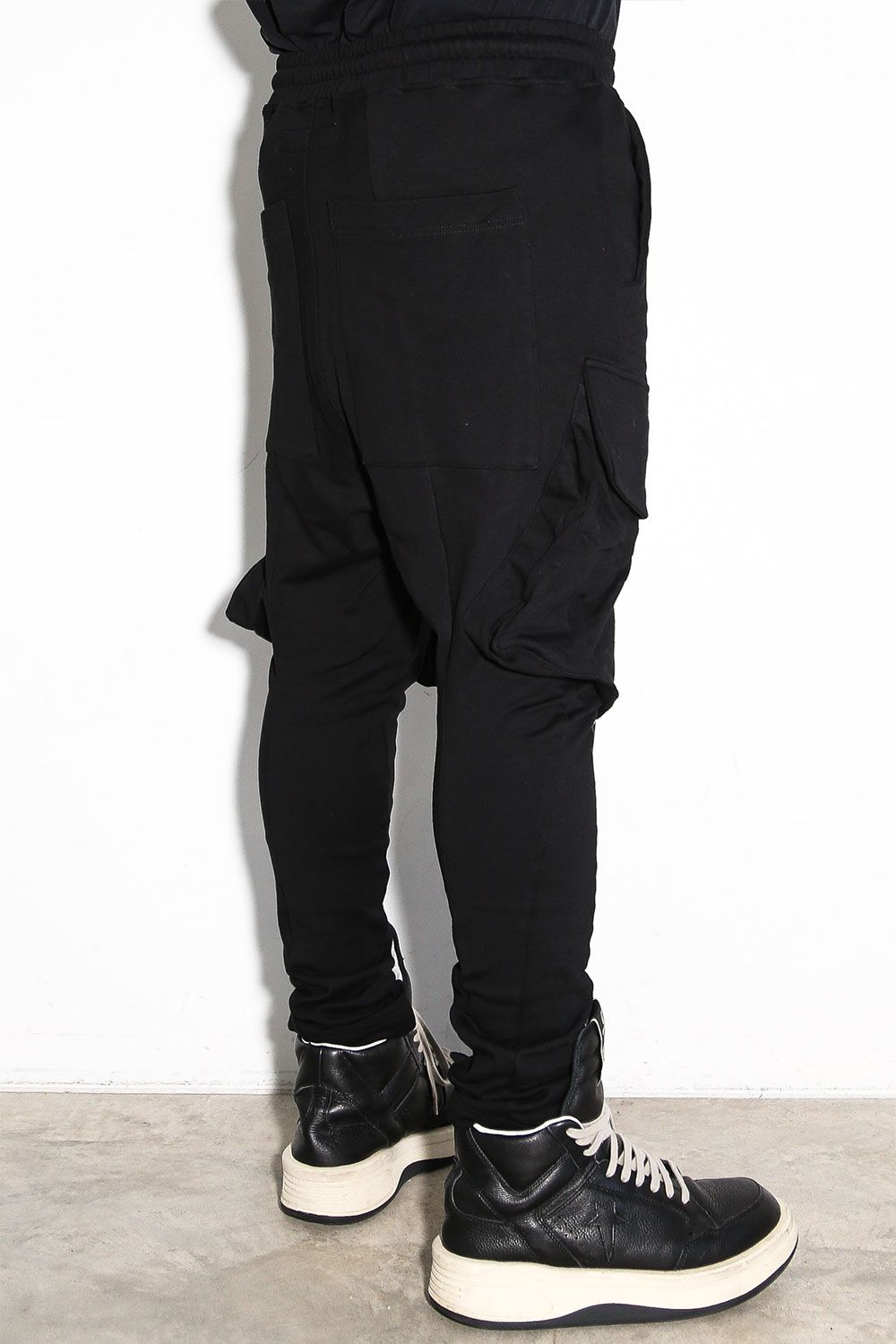 ジョッパーカーゴスウェットパンツ / Sweat Cargo Jodhpurs / ブラック / ag-10046