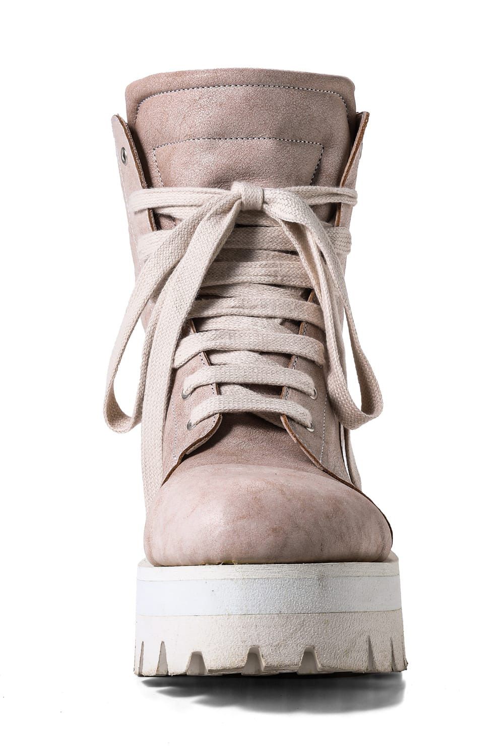 BOOTS / アッシュピンク×ホワイト