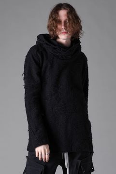 Twisted-Hood Pullover