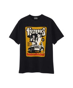 HYSTERIC MOVIE Tシャツ / ブラック