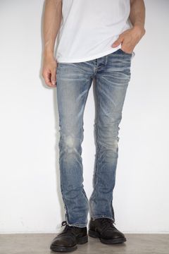 THE DENIM STRETCH SELVEDGE DENIM SKINNY PANTS "LIGHT.INDIGO" / ライトインディゴ