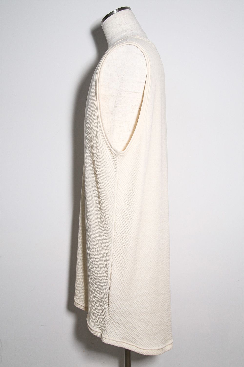 Double Gauze Long Tank Top / アイボリー