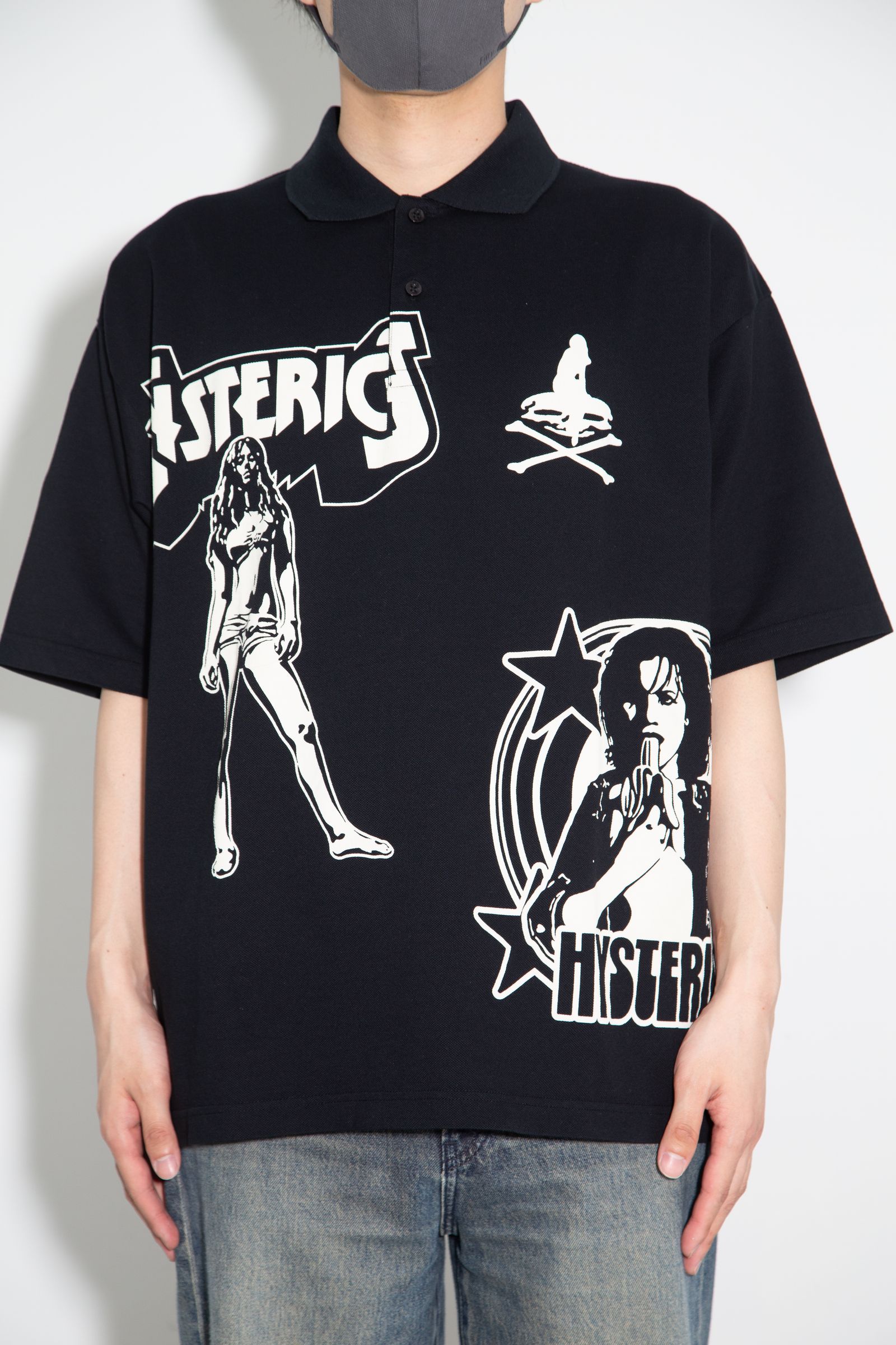 METAL GUID ポロシャツ / ブラック