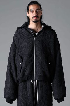 JUMBO HOODED MA-1 BLOUSON / ブラック