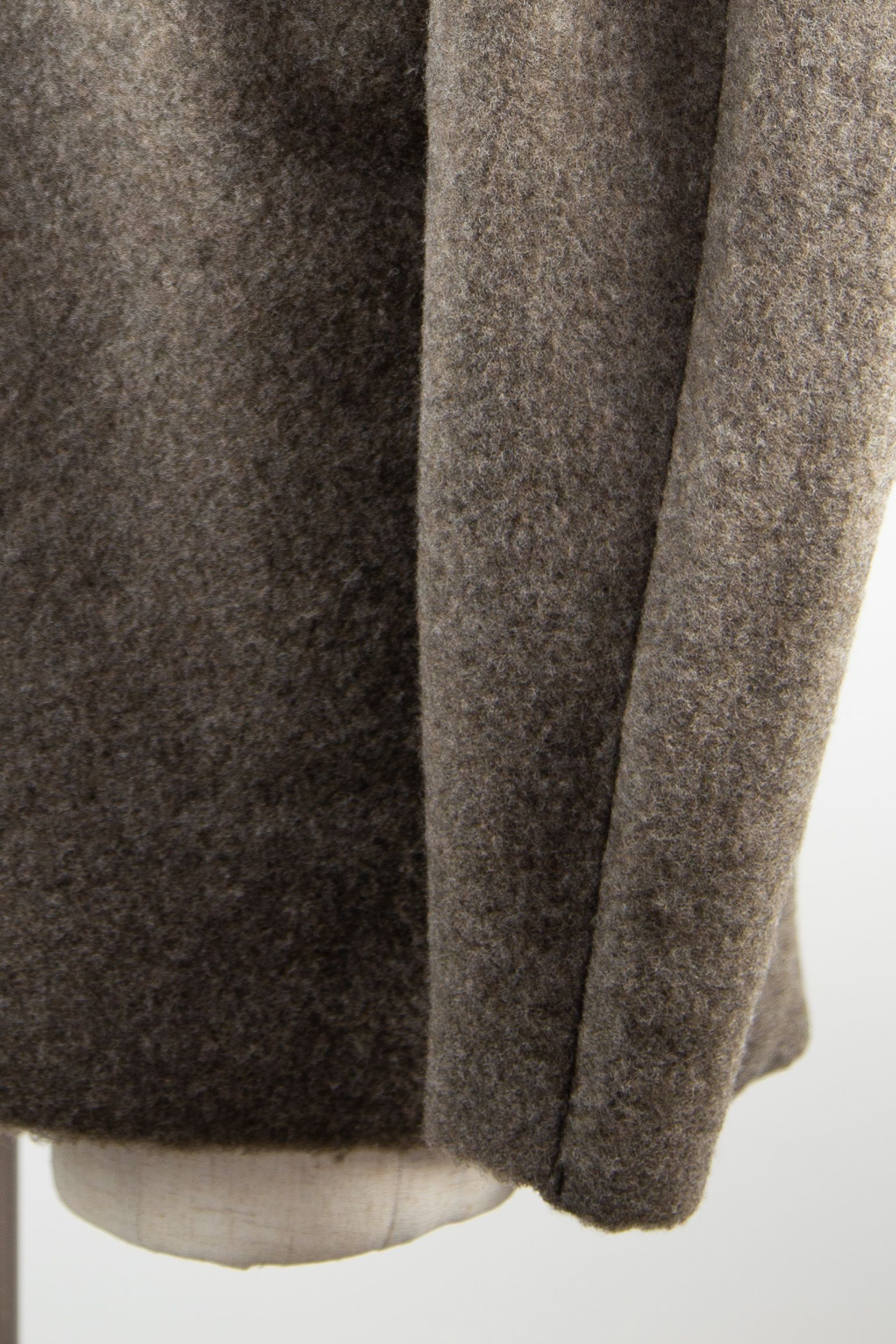 WO FLEECE BOTTLE NECK PULLOVER / ブラウン