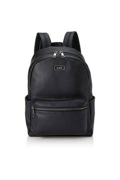 【人気リピート商品】  FAUX LEATHER BACKPACK / ブラック
