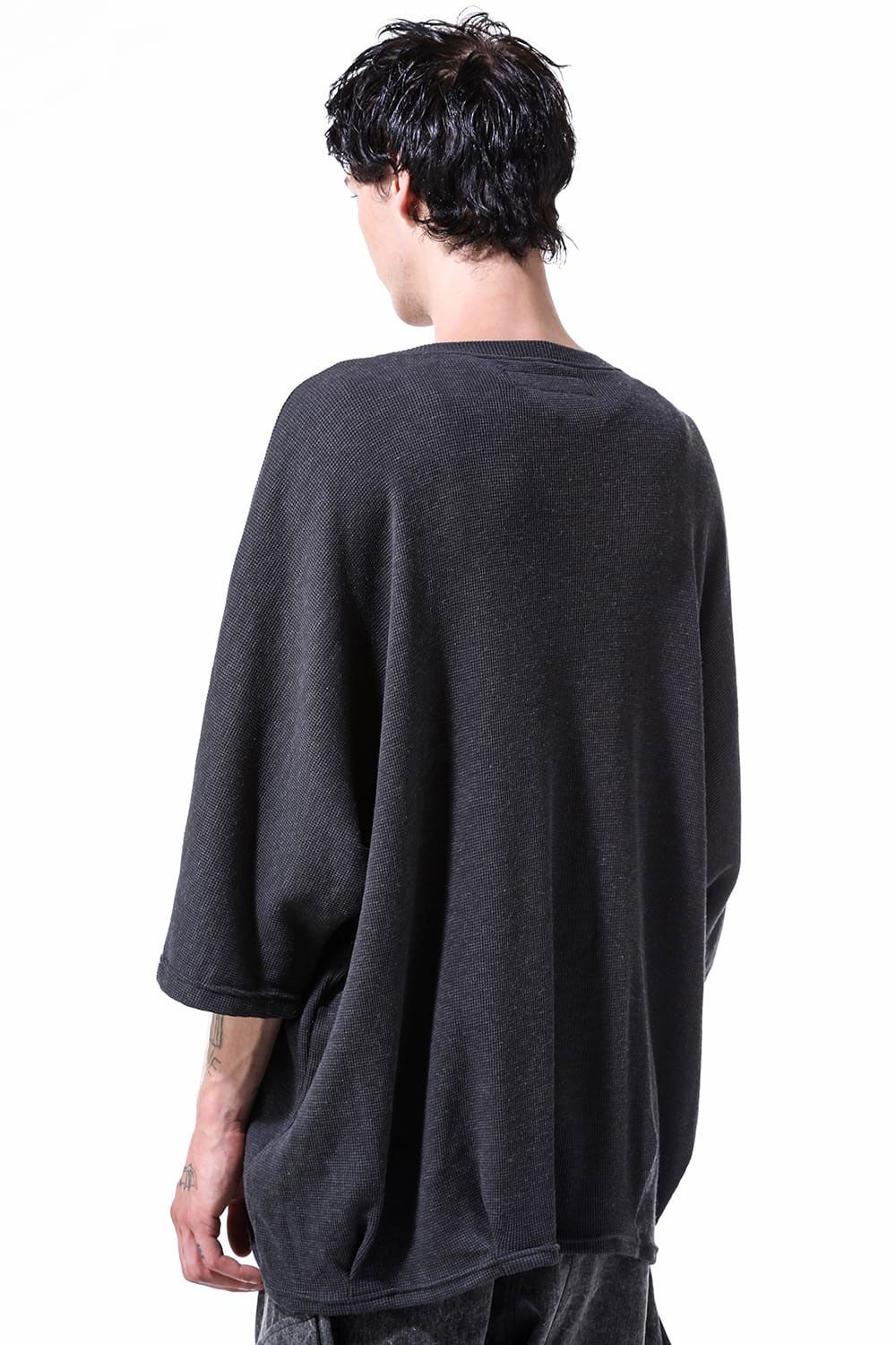 ワッフルドルマンTシャツ / Waffle Dolman Tee / ブラック