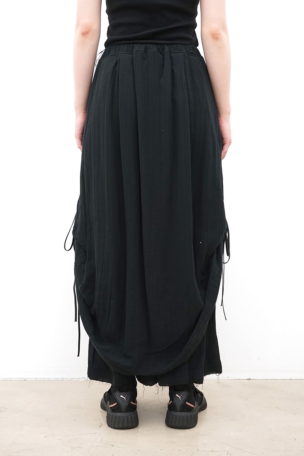 Adjustable Side-Drawstring Skirt