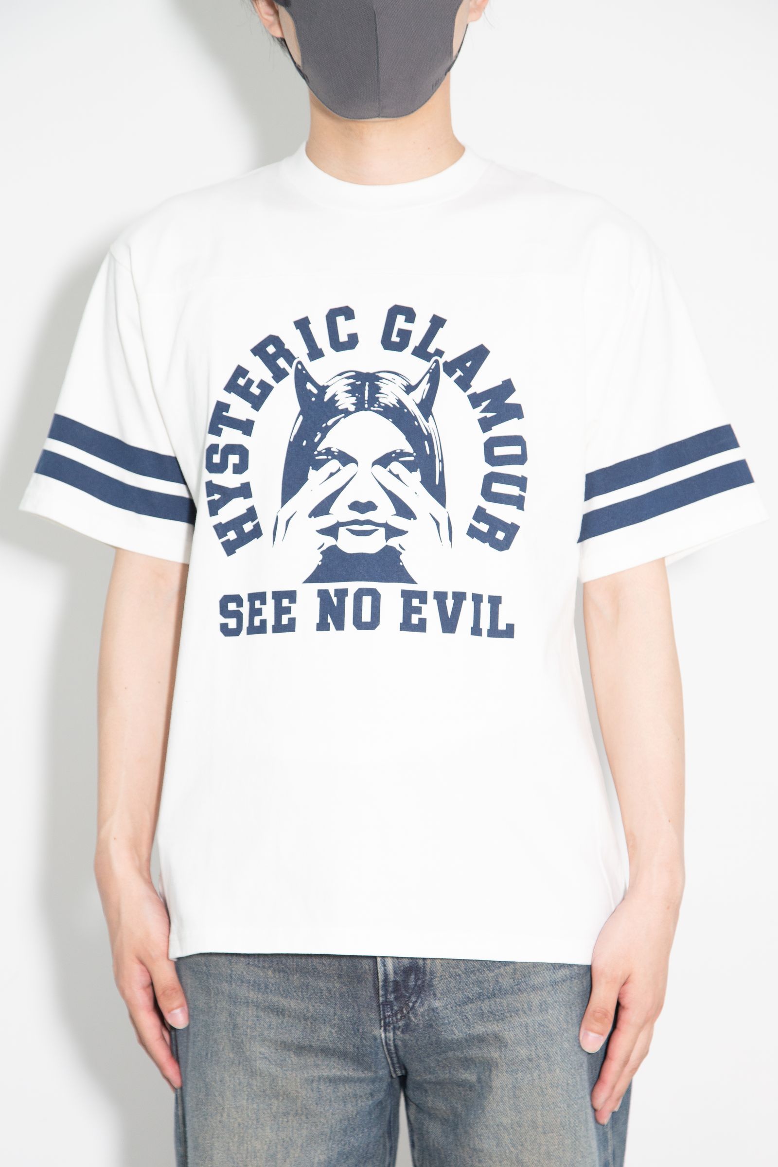 SEE NO EVIL Tシャツ / ホワイト