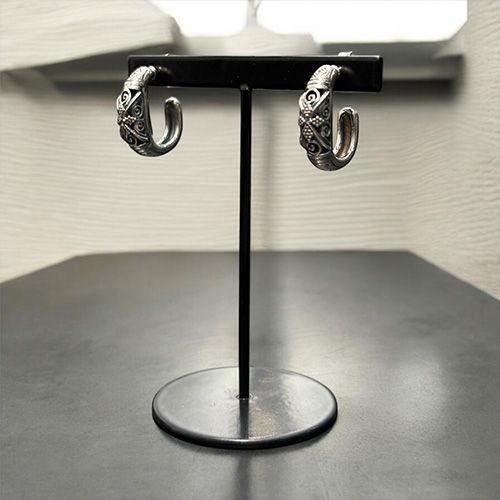 Garden Shadows Half Hoop Earrings / GA025