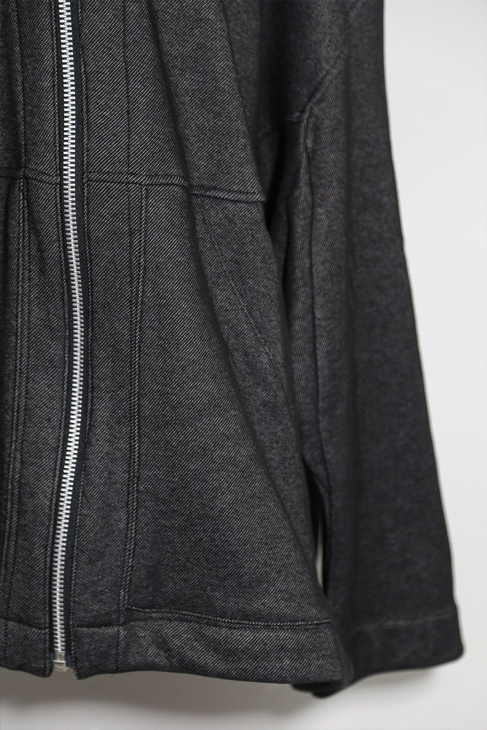ボンバーヒートオーバーサイズジップフーディー / Bomber Heat ZIP Jumbo Hoodie / ミックスブラック / ag-10056