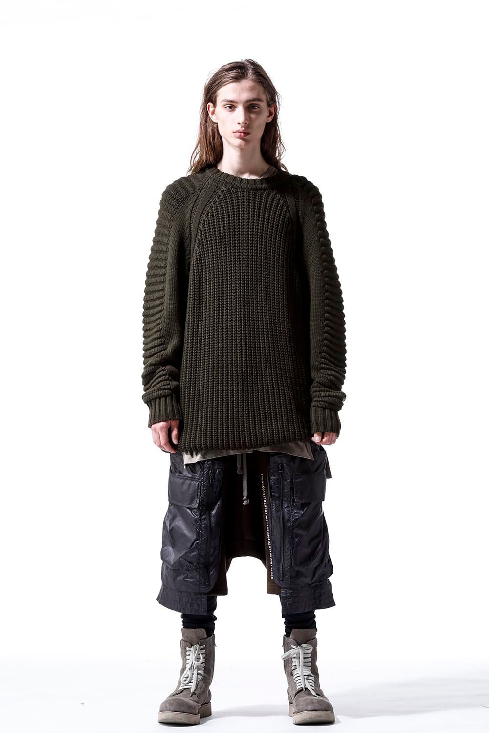 ナイロンコンビボンバーヒートショーツ / Nylon×Bomber Heat Shorts / ブラック