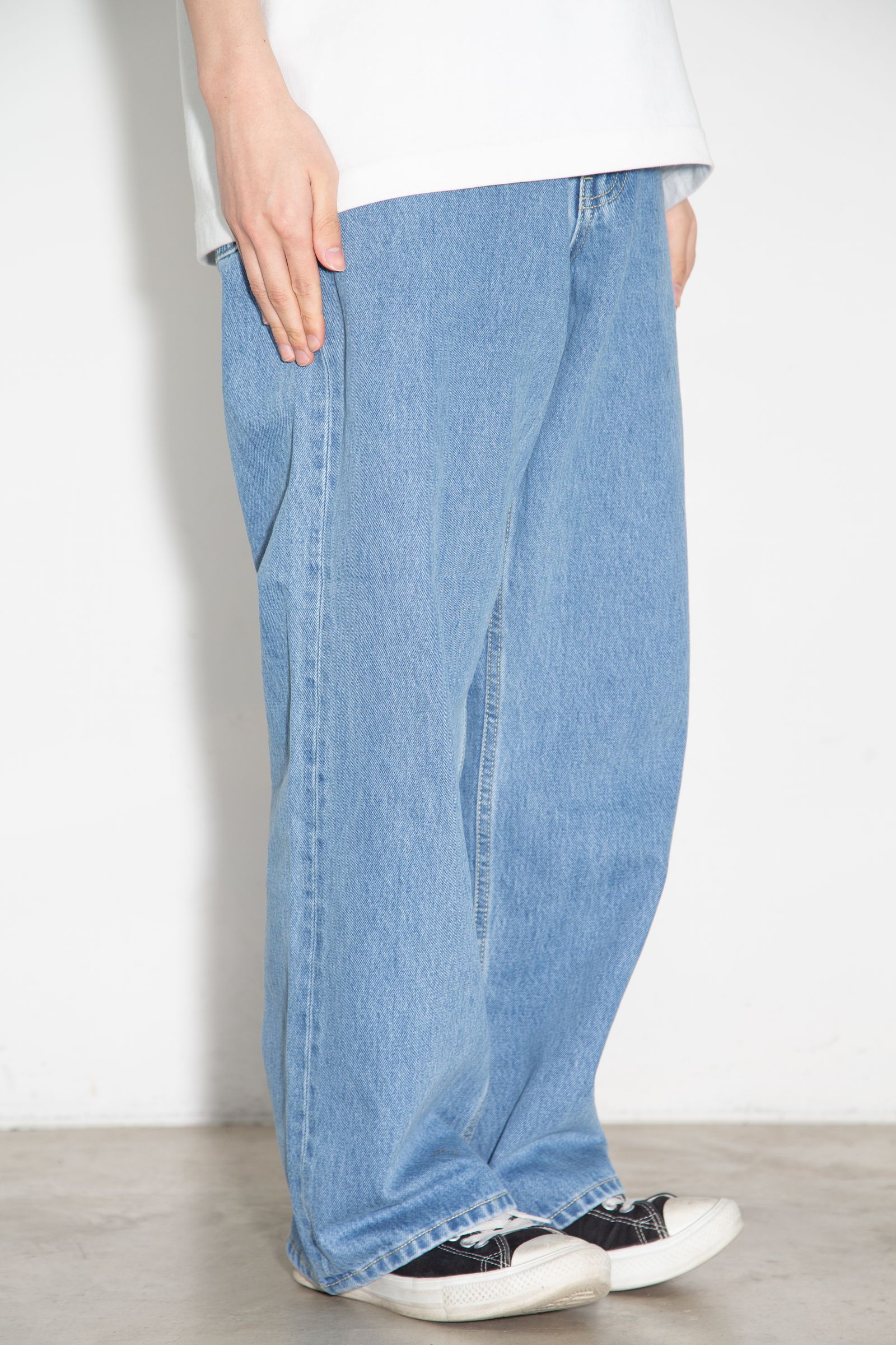 RAGE LOGO DENIM PANTS / ライトインディゴ