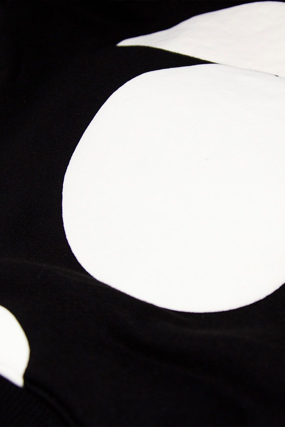 ポルカドットスウェットパーカー / Polka Pattern Sweat Hoodie / ブラック