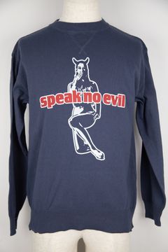 SPEAK NO EVIL セーター / ネイビー