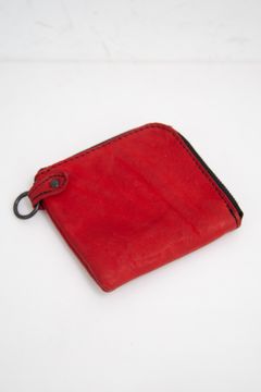JP SHOULDER GARMENT-DYED COIN PURSE / レッド
