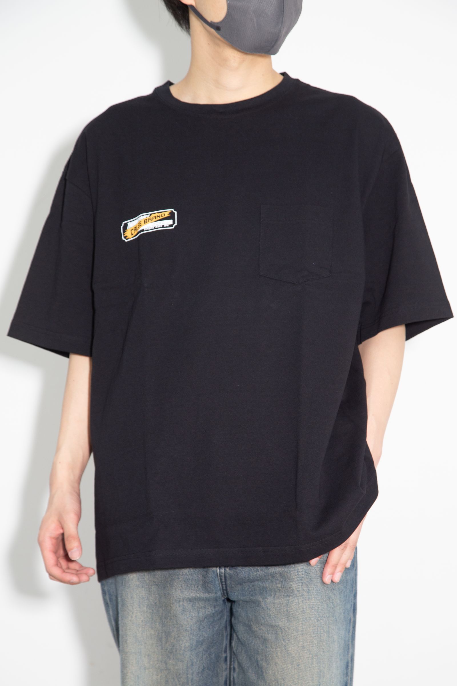 VINTAGE TYPE THUNDER CRAFT POCKET TEE / ブラック