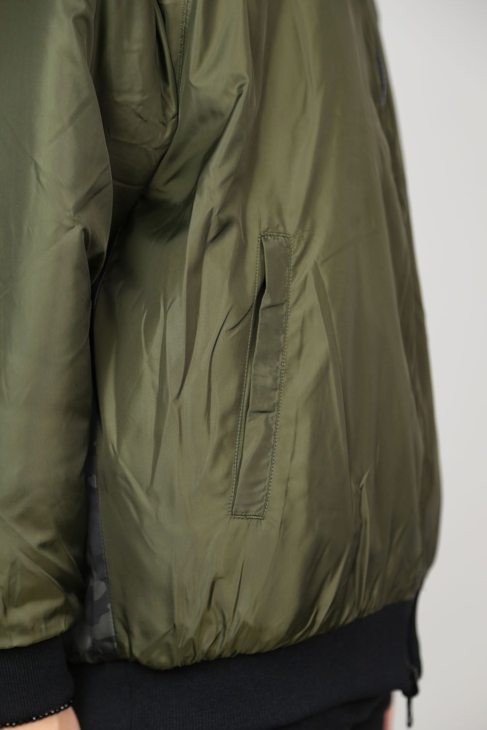 ジュンハシモトjun hashimoto シープパイルボアリバーシブルブルゾン junhashimoto - REVERSIBLE BOA BLOUSON / パンダ | Tempt