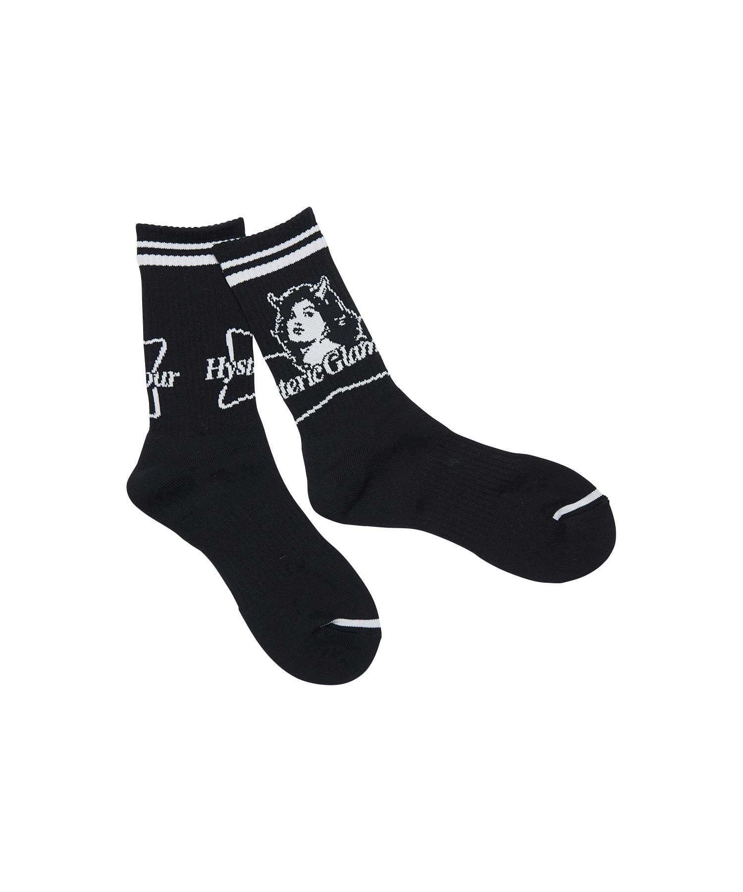 2TONE DEVIL WOMAN スポーツソックス