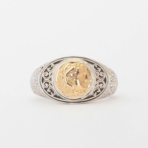Alexander the Great Symbol Ring / GR059