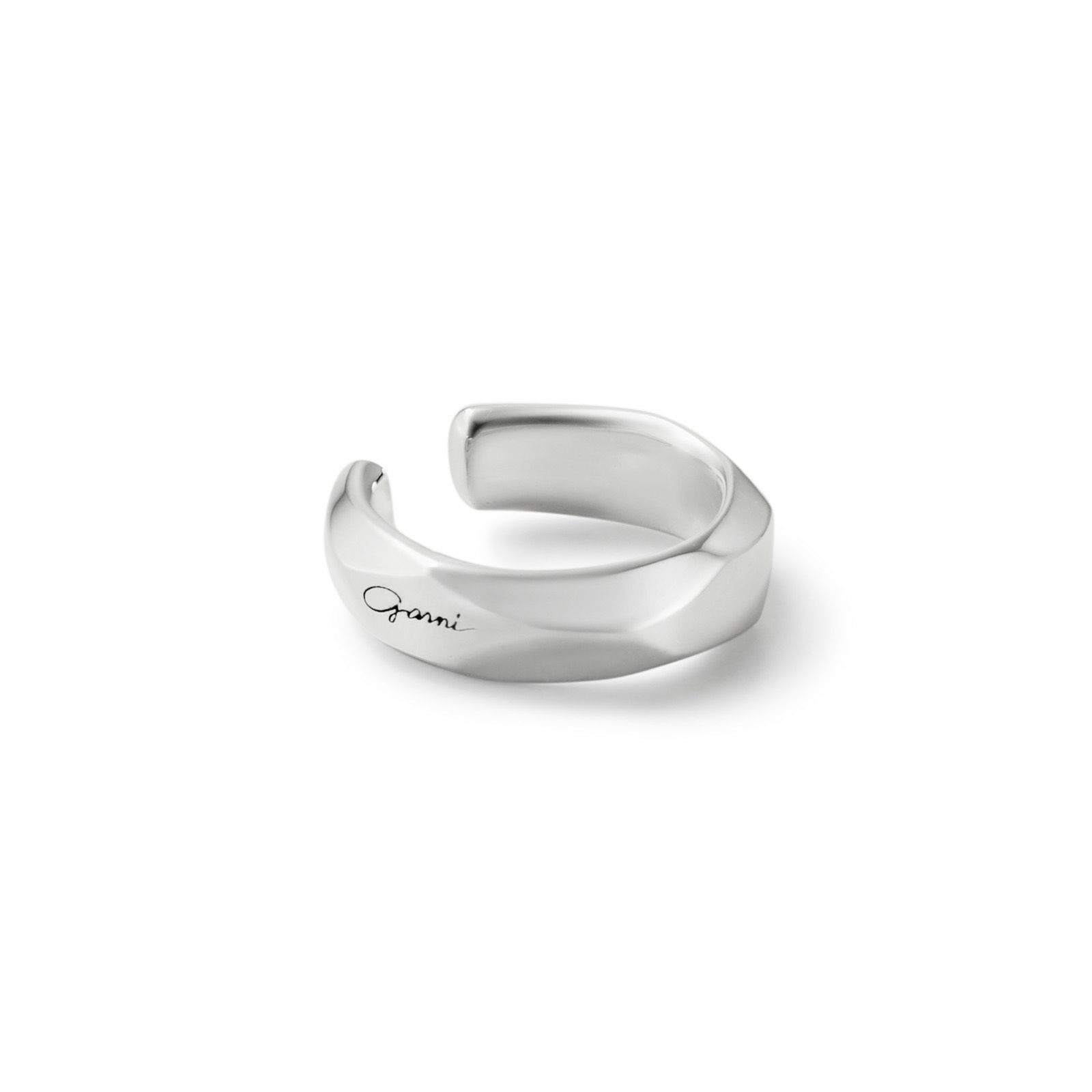 Crockery Ring Ear Cuff - SILVER
