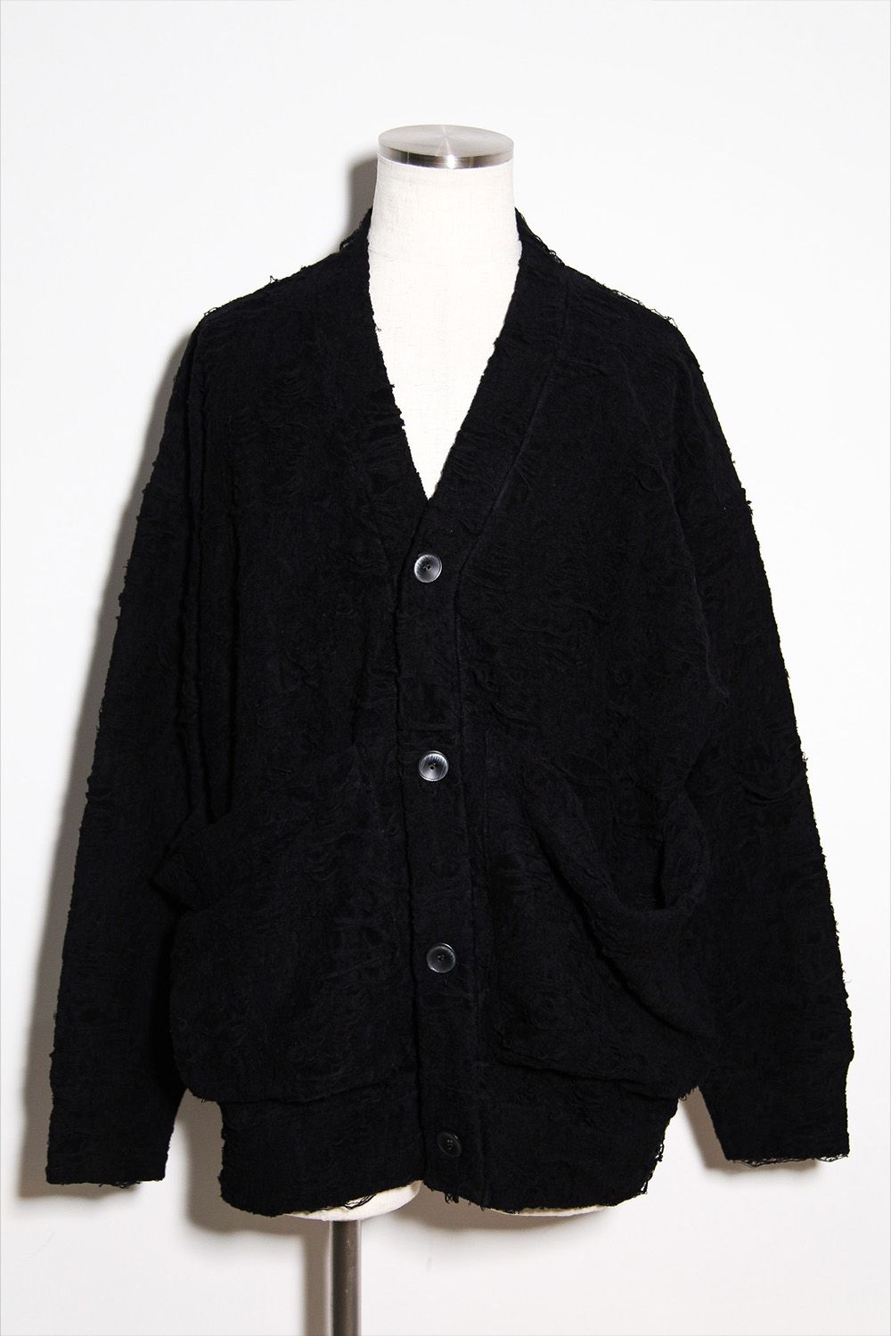 ジャンボカーディガン / JUMBO CARDIGAN / ブラック / ag-12089-1