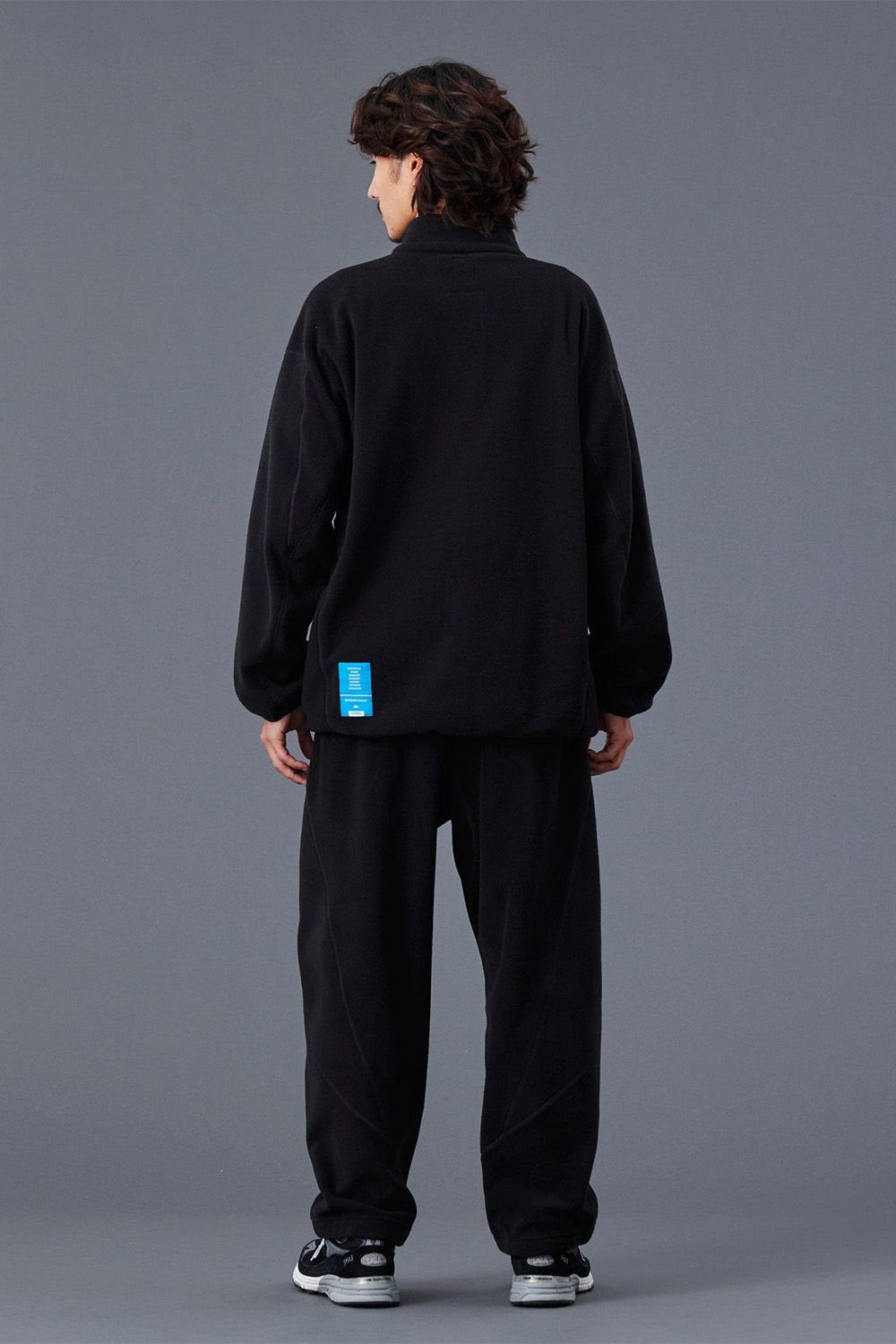 FLEECE HALF ZIP / ブラック