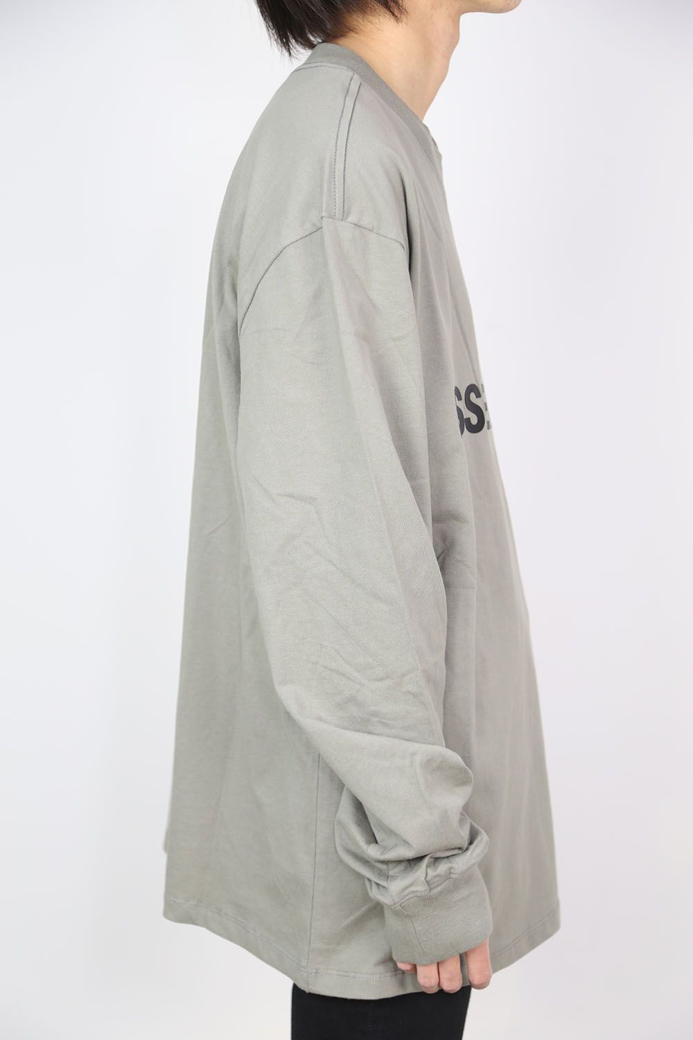 [ラスト1点 サイズXL] FRONT LOGO L/S TEE / セージ