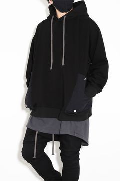 ボンバーヒートミリタリーフーディ / Bomber Heat Millitary Hoodie / ブラック