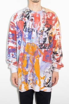 USED LS T- SHIRT  / タイダイ 3