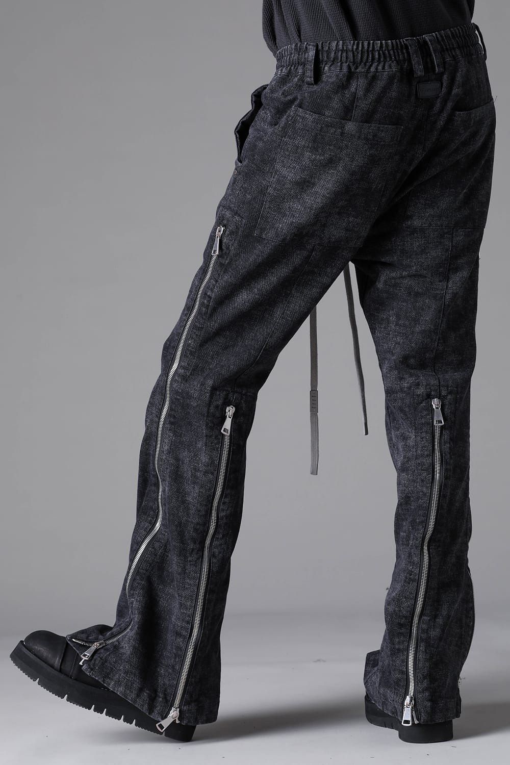 Zipped Flared Pants
