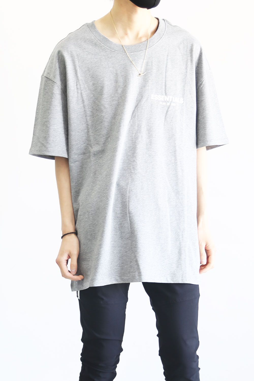 FOG ESSENTIALS - ONE POINT S/S TEE / スノーグレー | Tempt