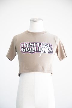 HYSTERIC GROUPIES ショート丈Tシャツ / カーキ