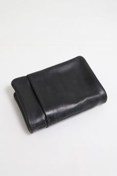 GUIDI CALF COMPACT MULTI WALLET / ブラック