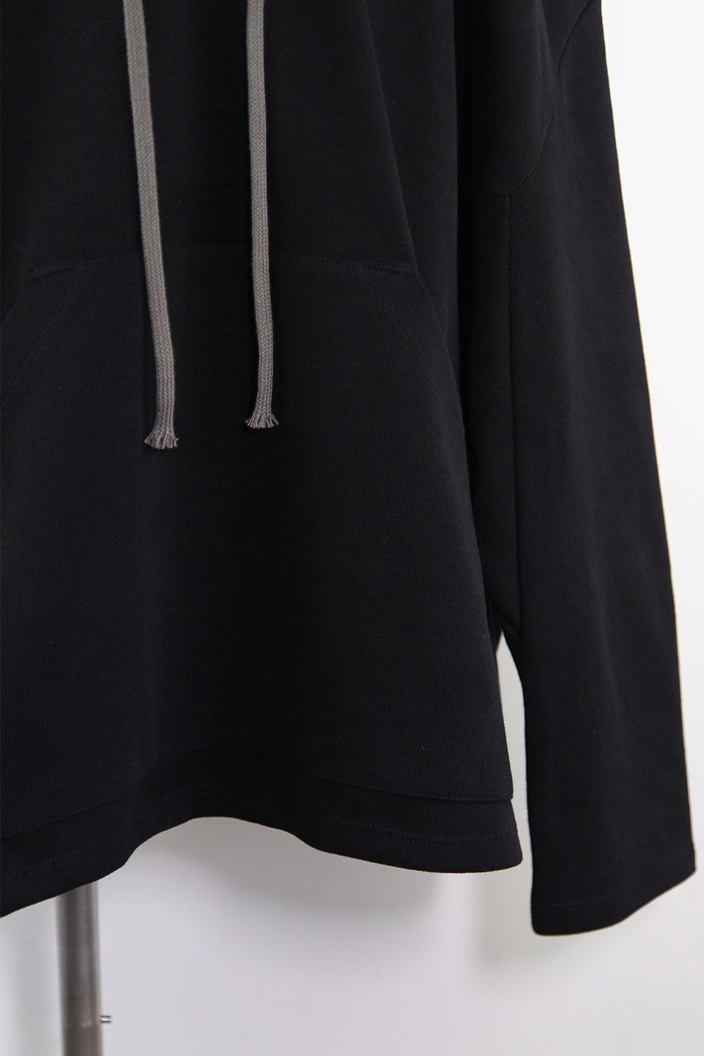 ドルマンフーディーニットプルオーバー / Dolman Hoodie Knit Pullover / ブラック