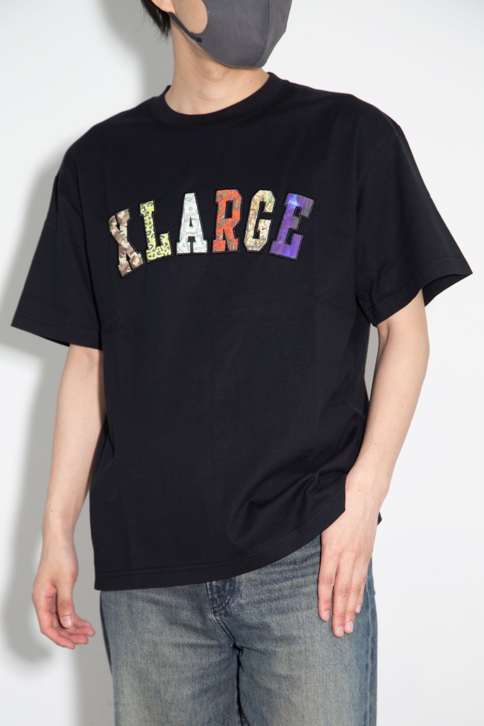 MIX LOGO S/S TEE / ブラック