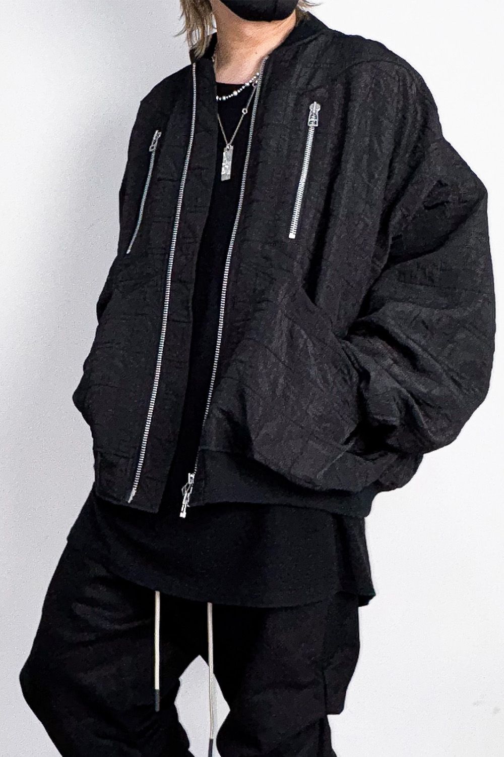 ジャンボMA-1ブルゾン / JUMBO MA-1 BLOUSON / ブラック