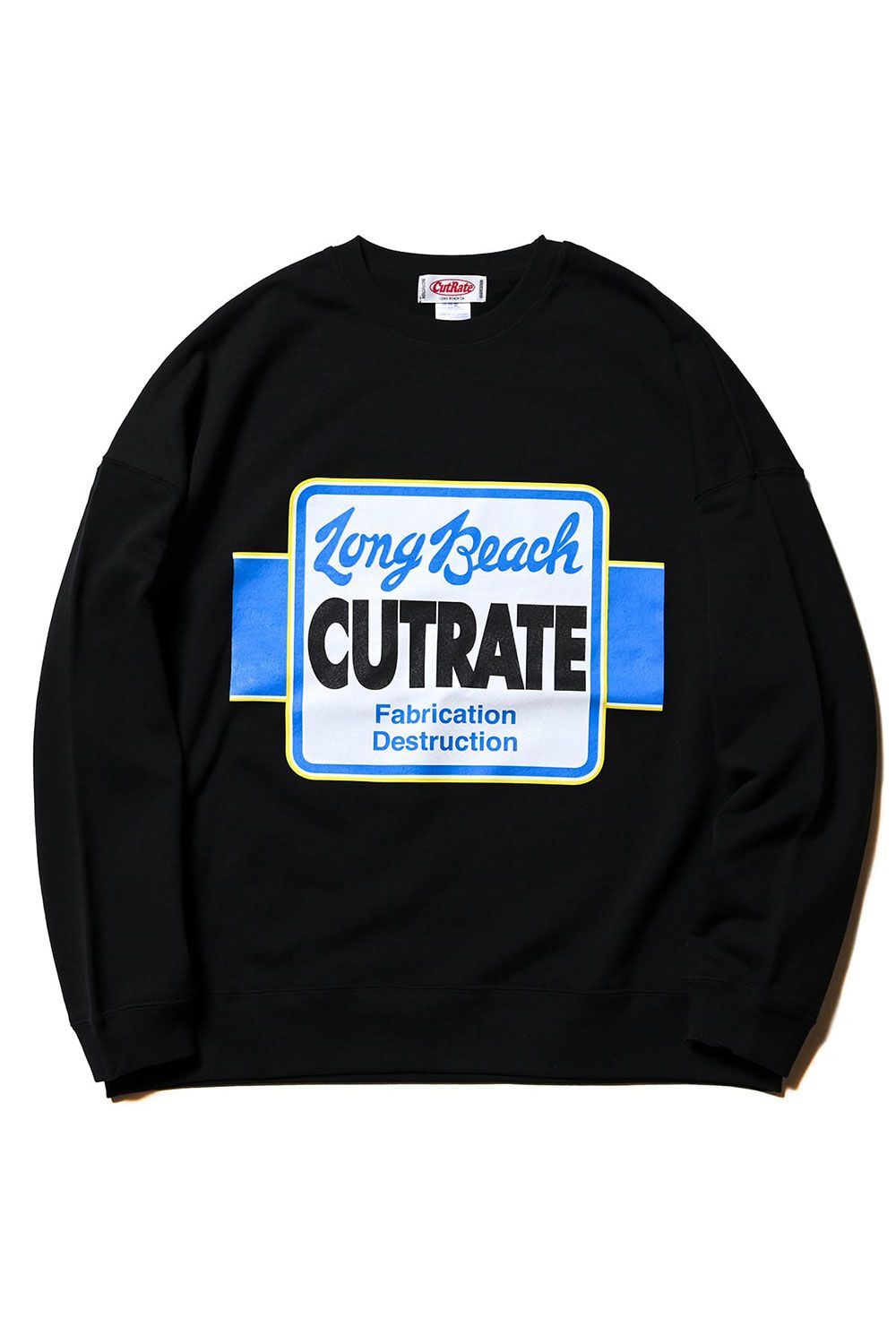 THE TIGER DROPSHOULDER CREW NECK SWEAT / ブラック