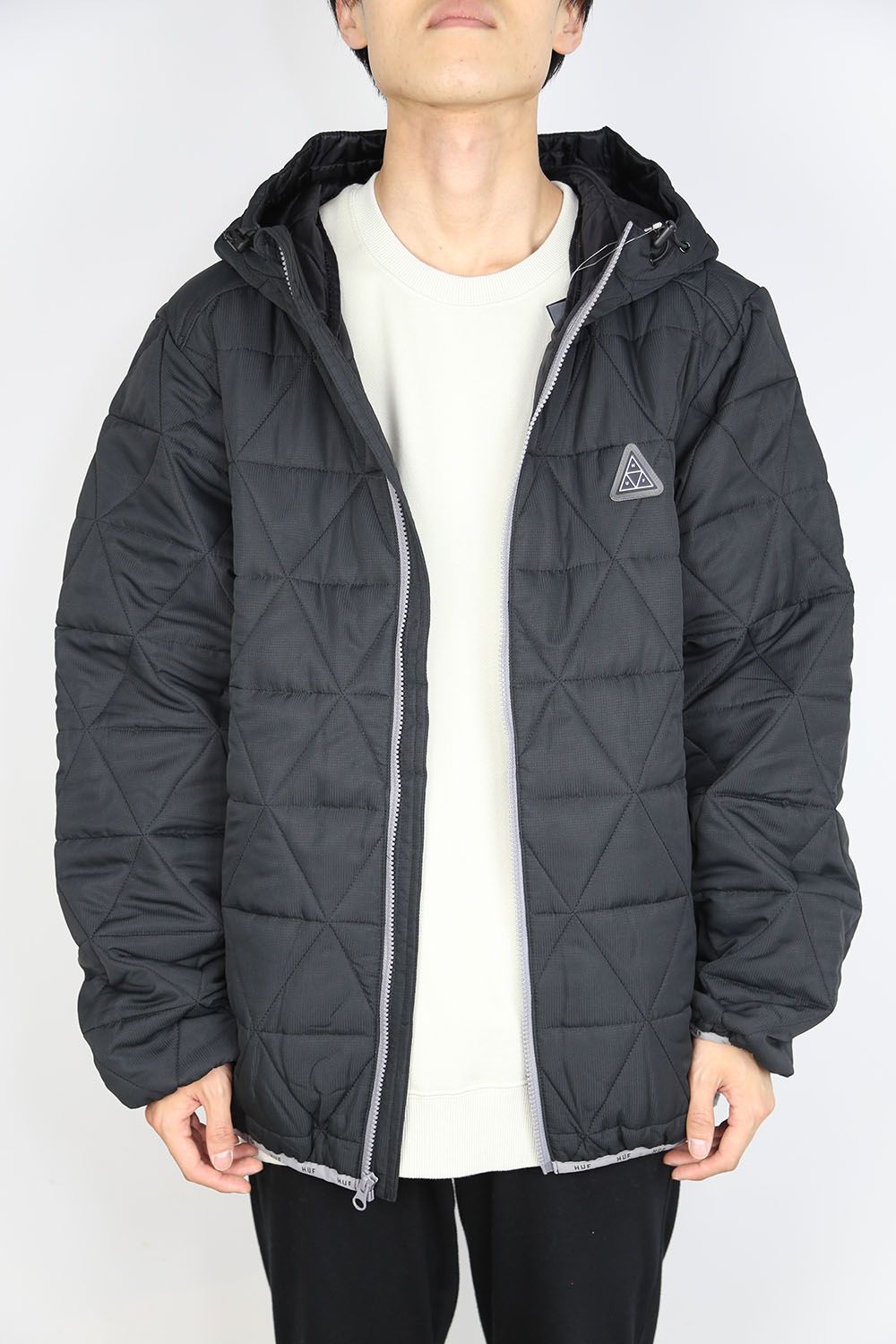 HUF   POLYGON QUILTED JACKET / ブラック   Tempt
