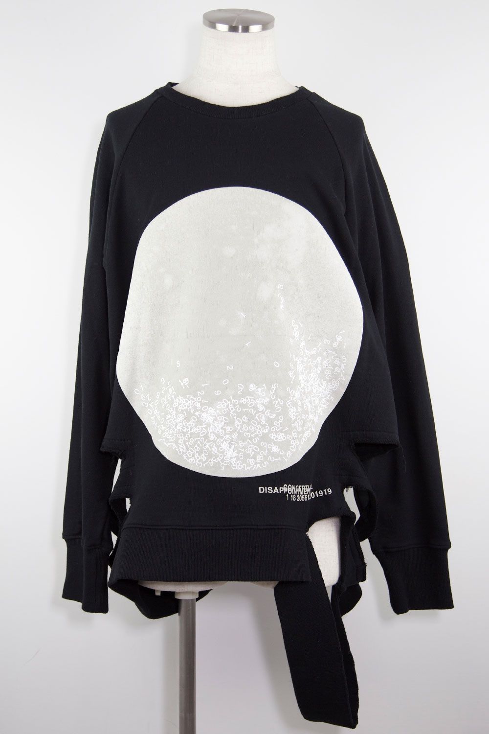 ラグランオーバーサイズトップ / RAGLAN OVER SIZE TOP / ブラック