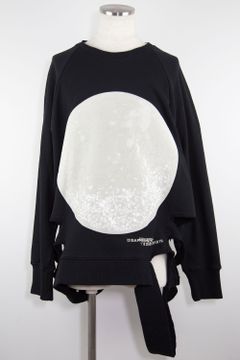 ラグランオーバーサイズトップ / RAGLAN OVER SIZE TOP / ブラック
