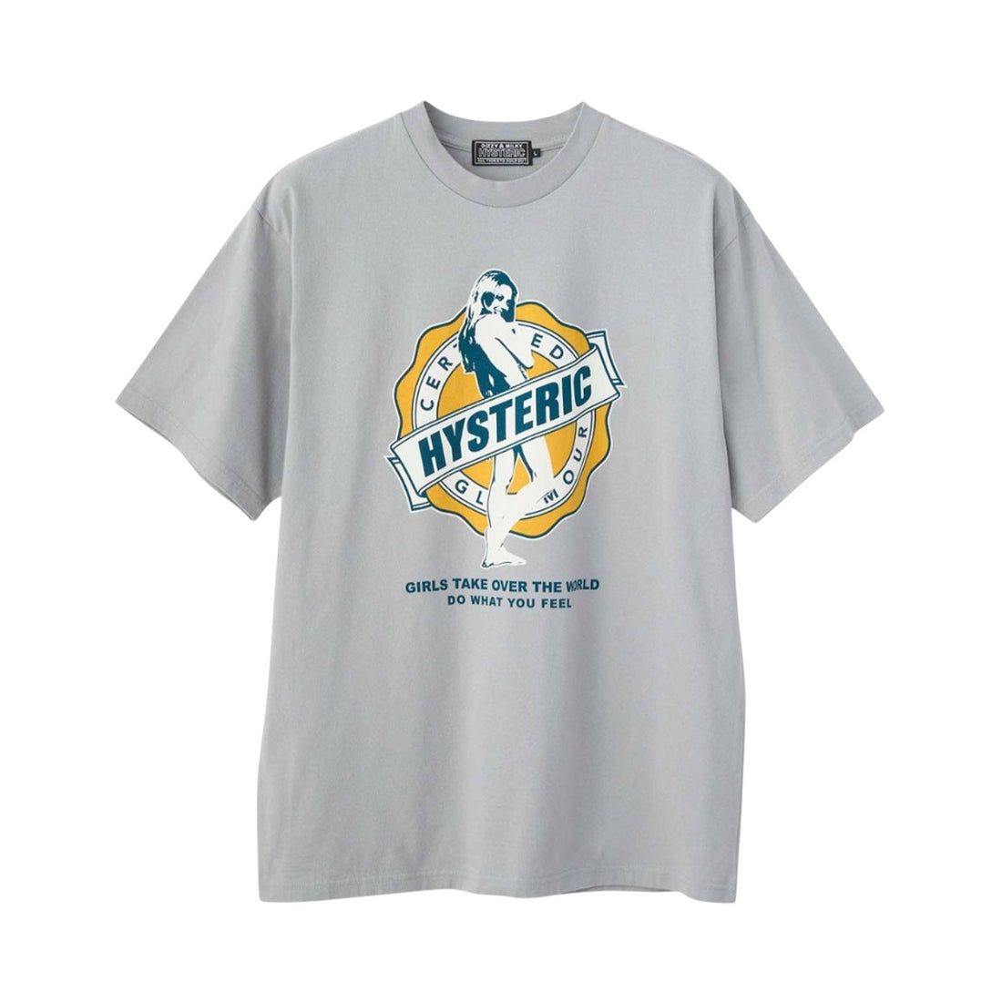 [ラスト1点 サイズM] GIRLS TAKE OVER Tシャツ / グレー