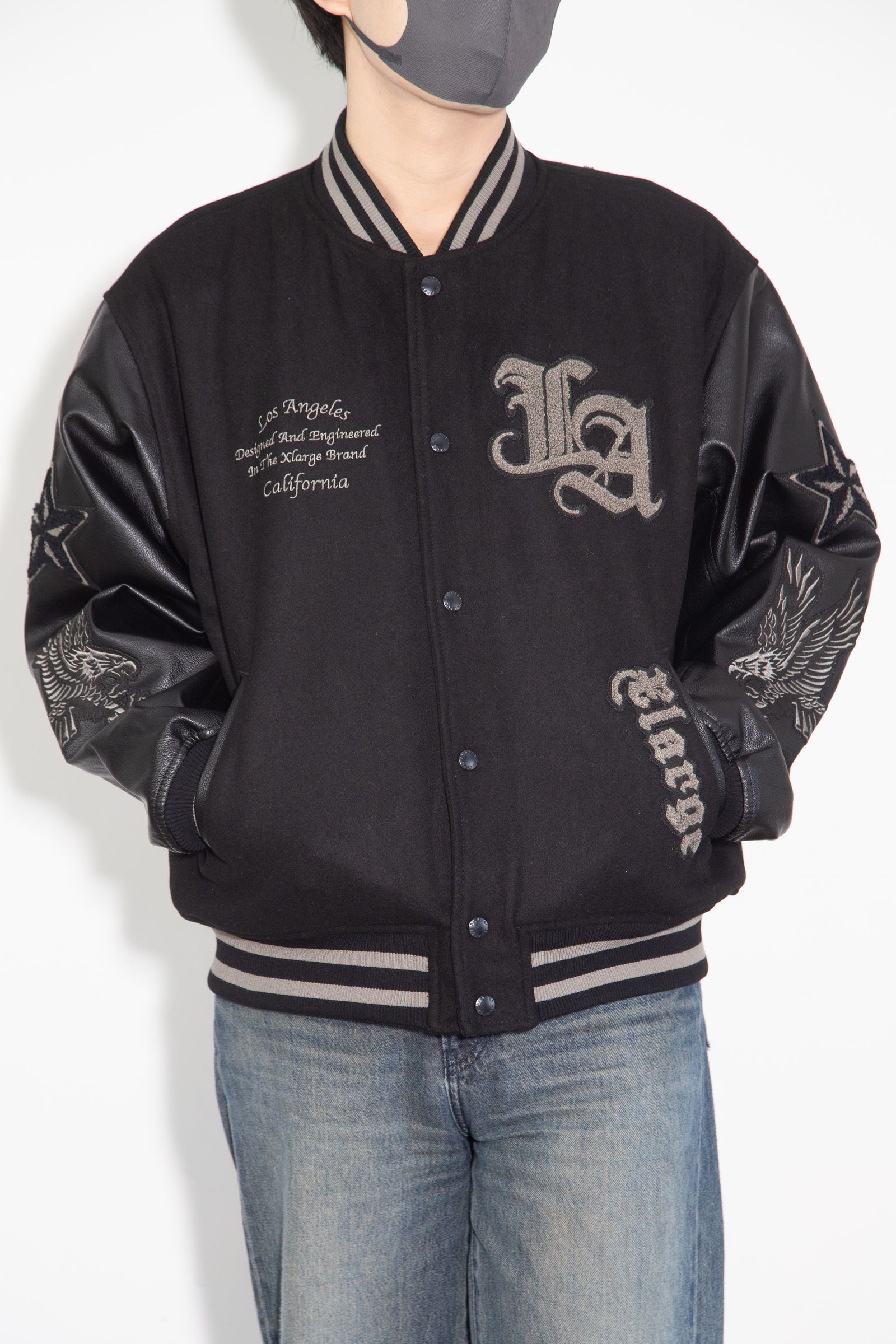 VARSITY JACKET / ブラック